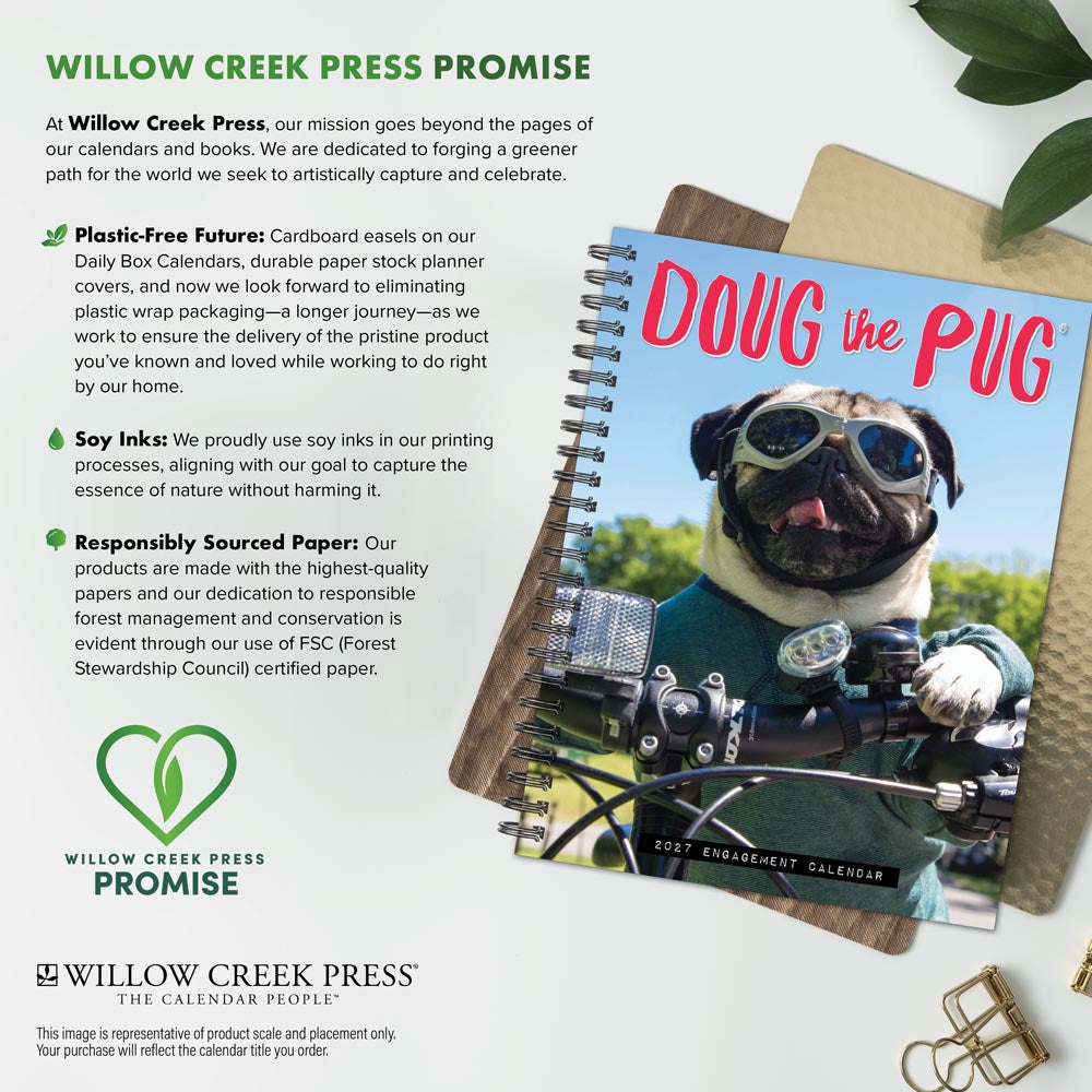 Doug the Pug 2027 Engagement Calendar