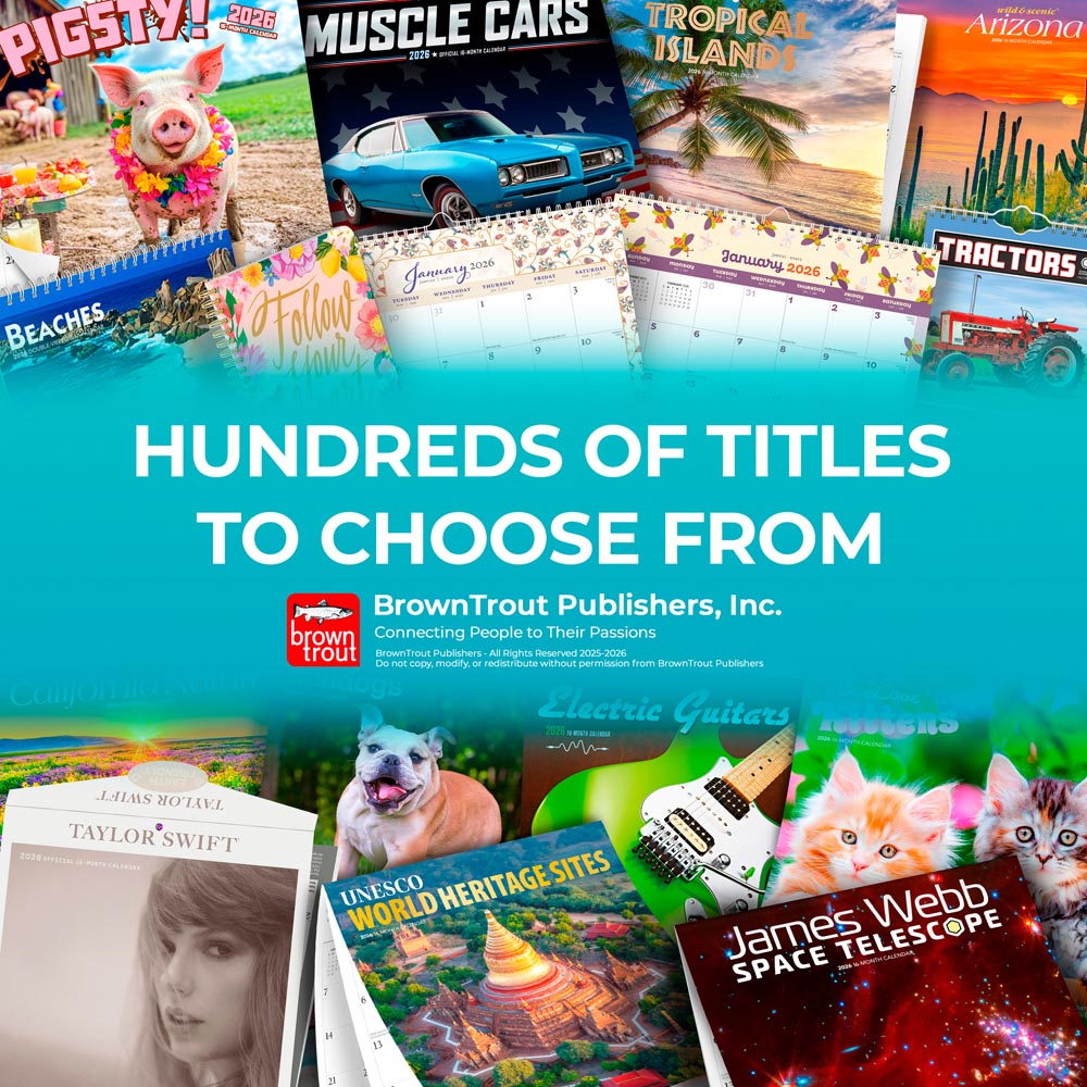 Chats de Yoga OFFICIEL | 2026 12 x 24 Inch (Hanging) Monthly Square Wall Calendar | French Language