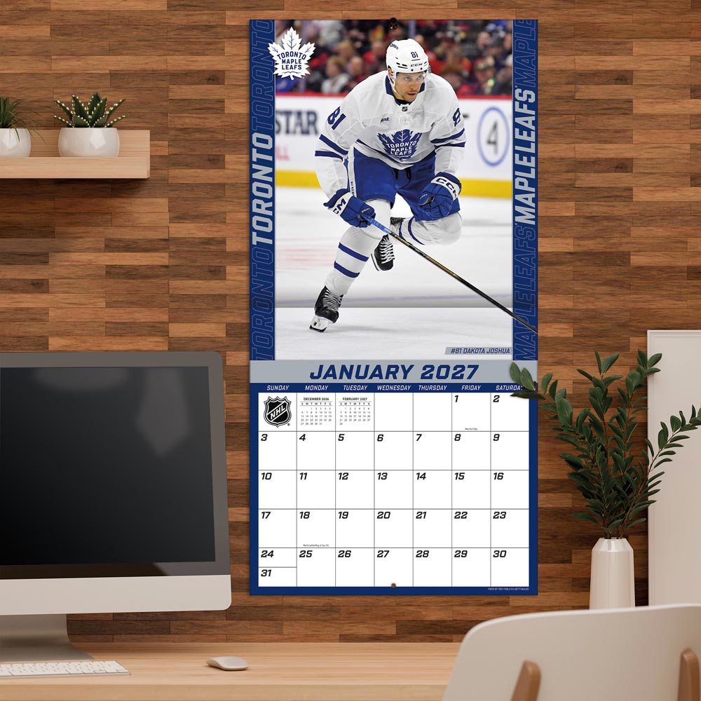 Toronto Maple Leafs 2027 12X12 Team Wall Calendar Turner