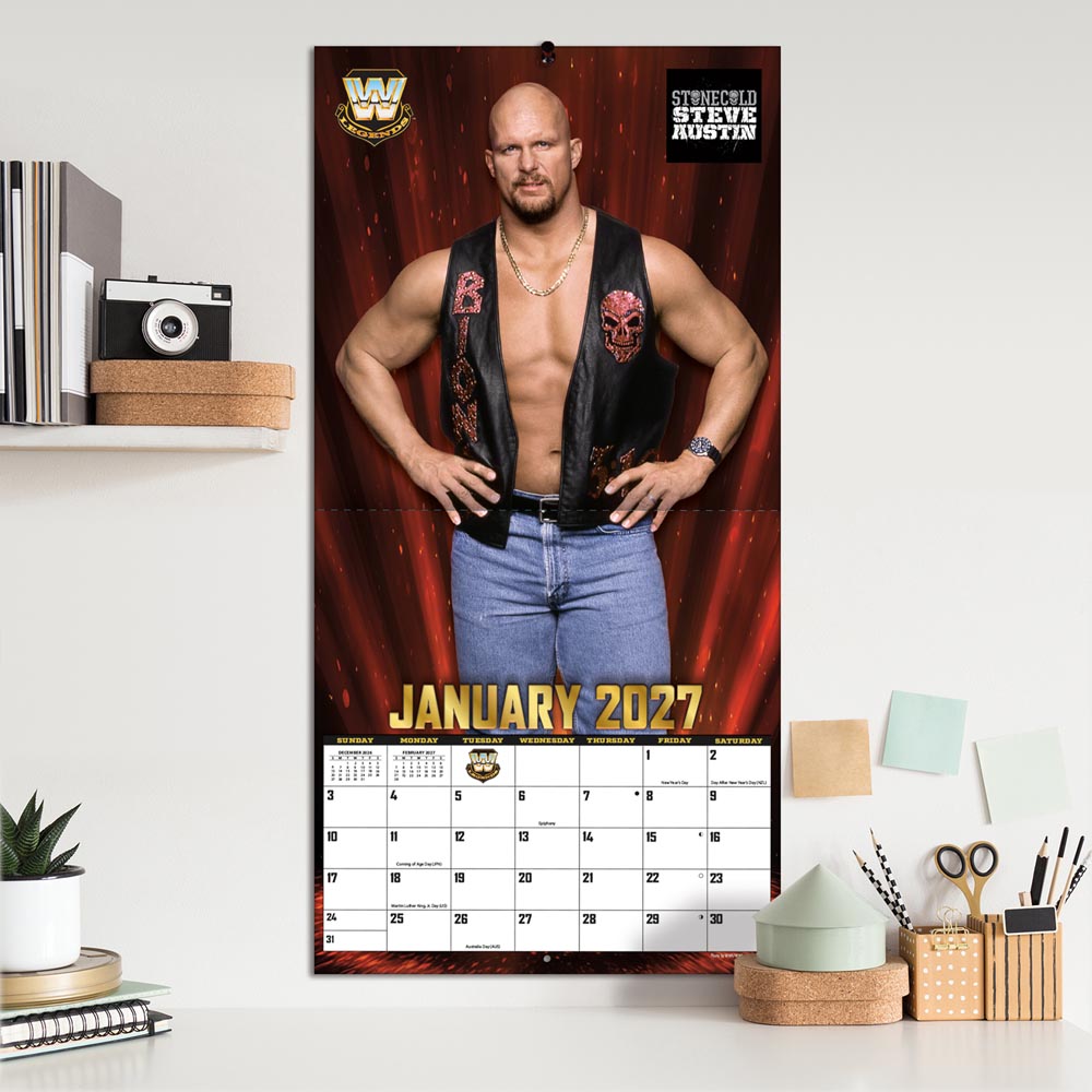 Wwe Legends 2027 12X12 Team Wall Calendar Turner