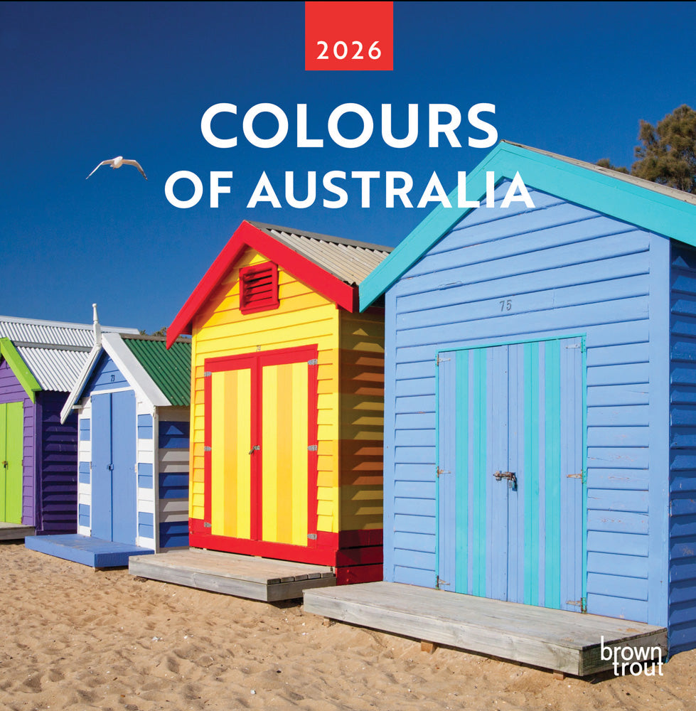 Colours of Australia | 2026 12 x 24 Inch (Hanging) Monthly Square Wall Calendar
