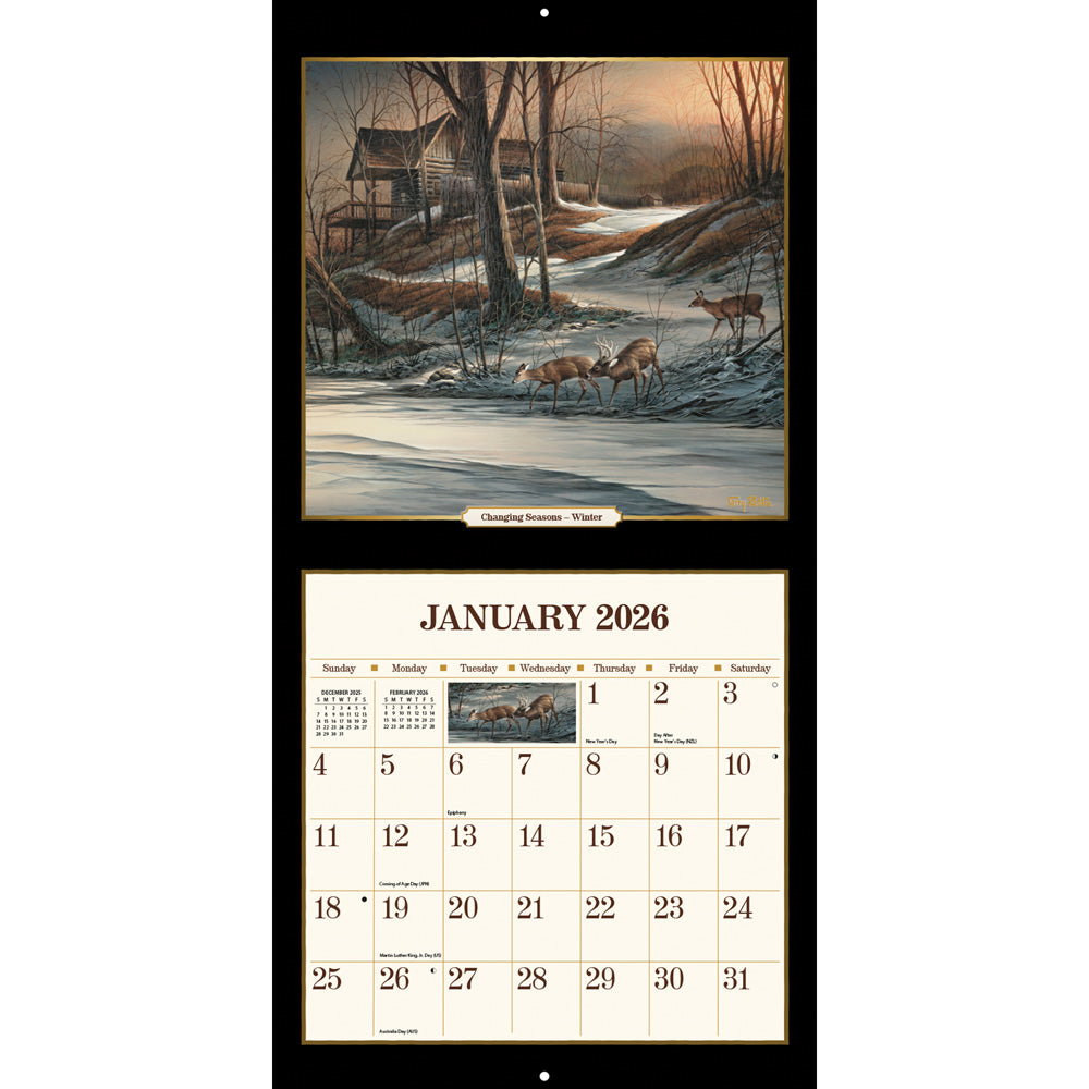 Terry Redlin 2026 12x12 Wall Calendar