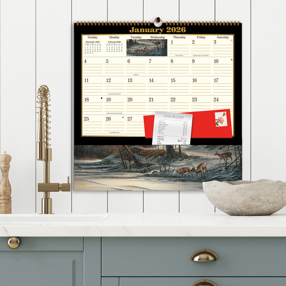 Terry Redlin Pocket Note Nook 12-Month Calendar 2026