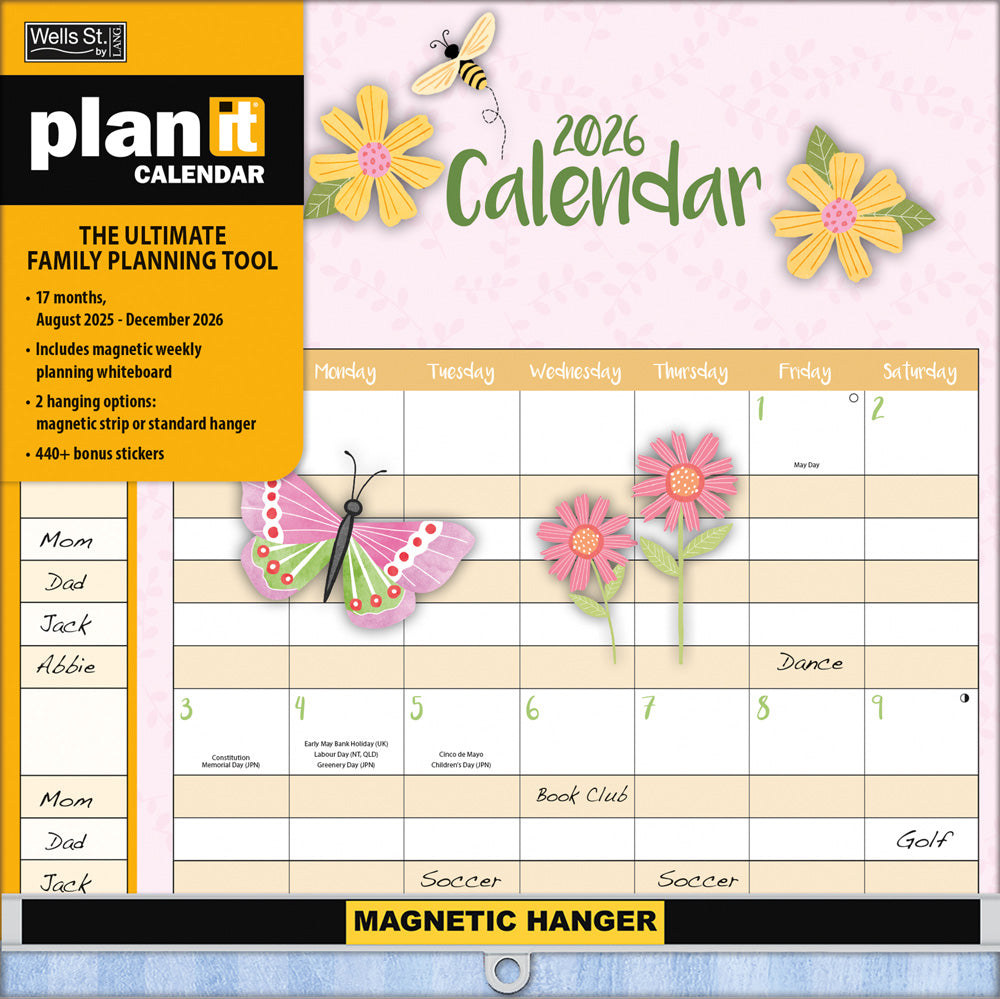 Family Plan It 206 Wall Calendar