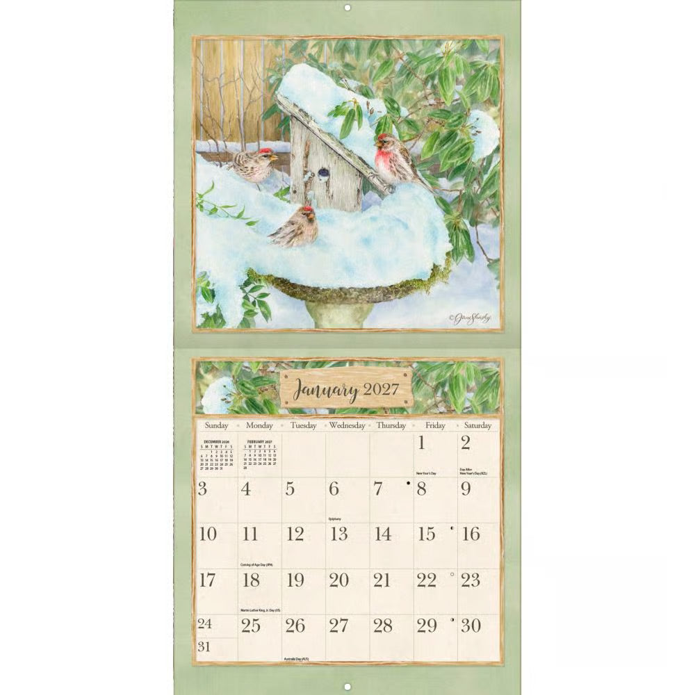 Garden Birds 2027 Square WSBL