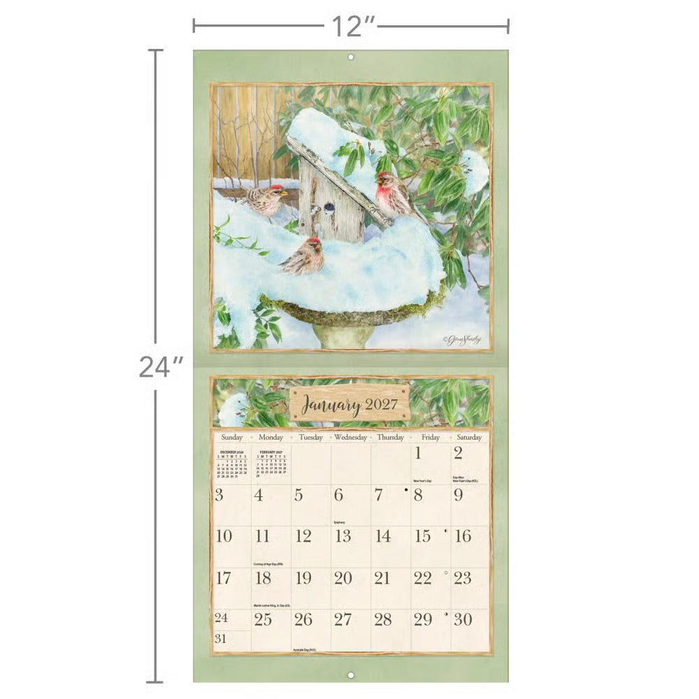 Garden Birds 2027 Square WSBL