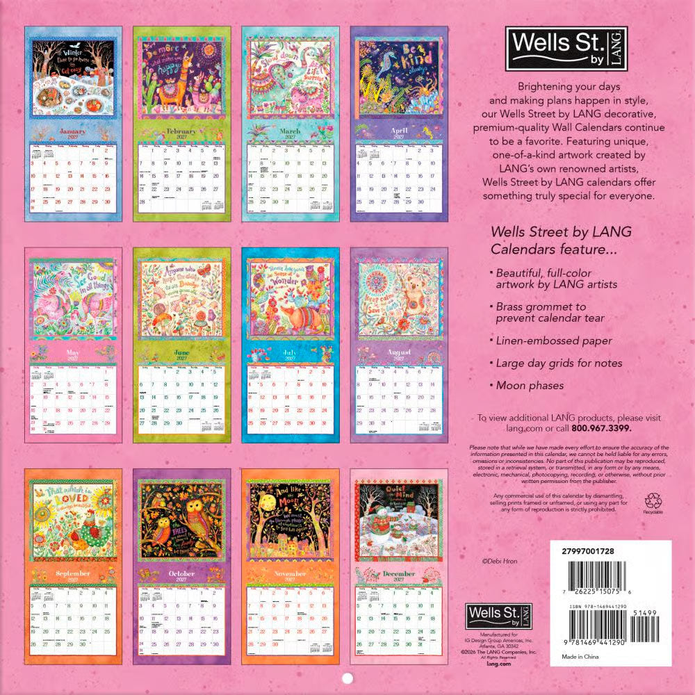 Simply Grateful 2027 Square WSBL