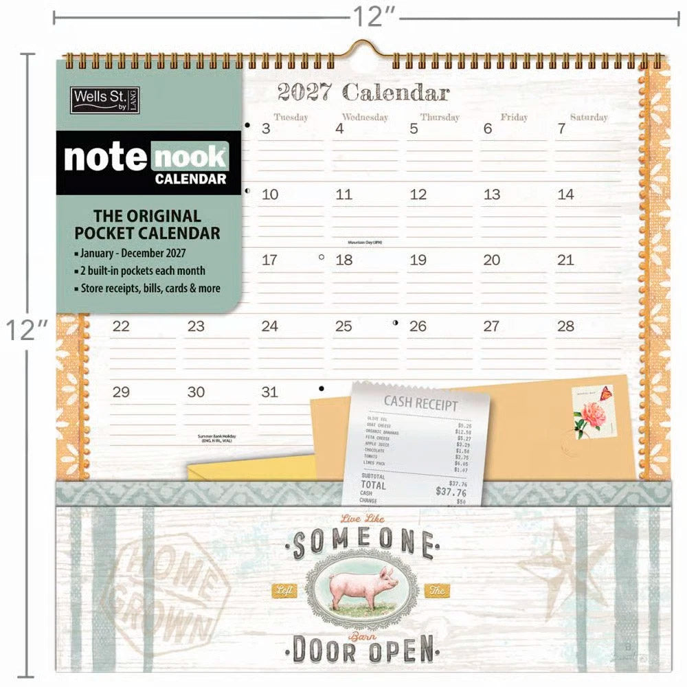 Farm Fresh 2027 Note Nook 12x12 WSBL