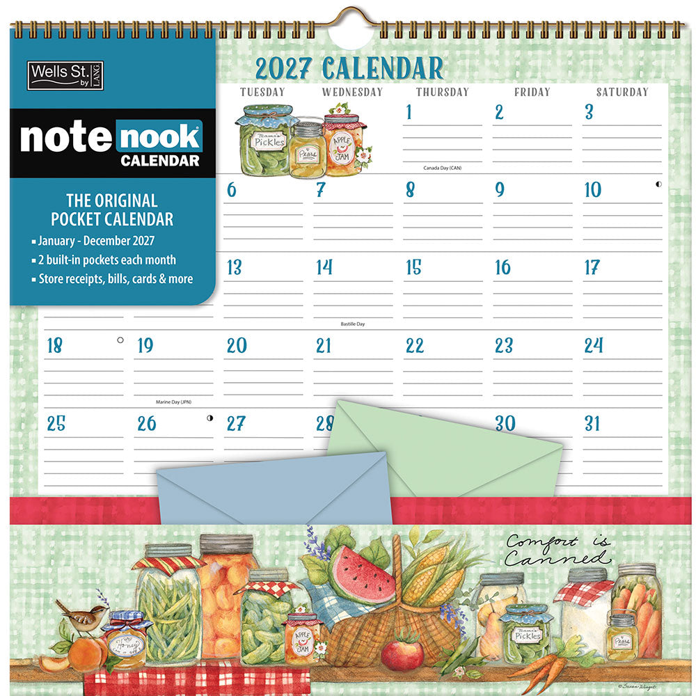 Folk Song 2027 Note Nook 12x12 WSBL