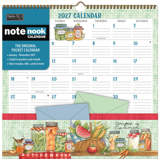 Folk Song 2027 Note Nook 12x12 WSBL