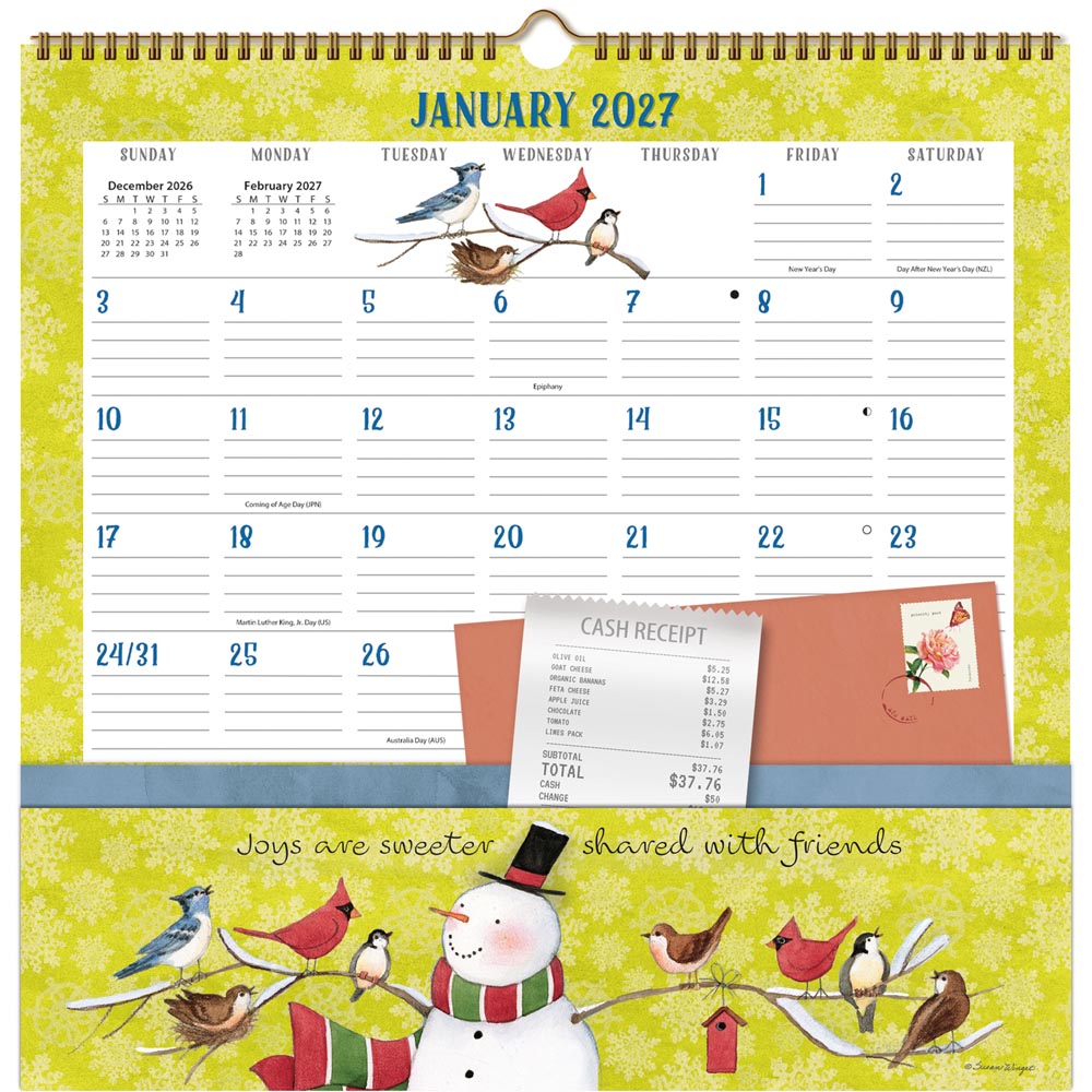 Folk Song 2027 Note Nook 12x12 WSBL