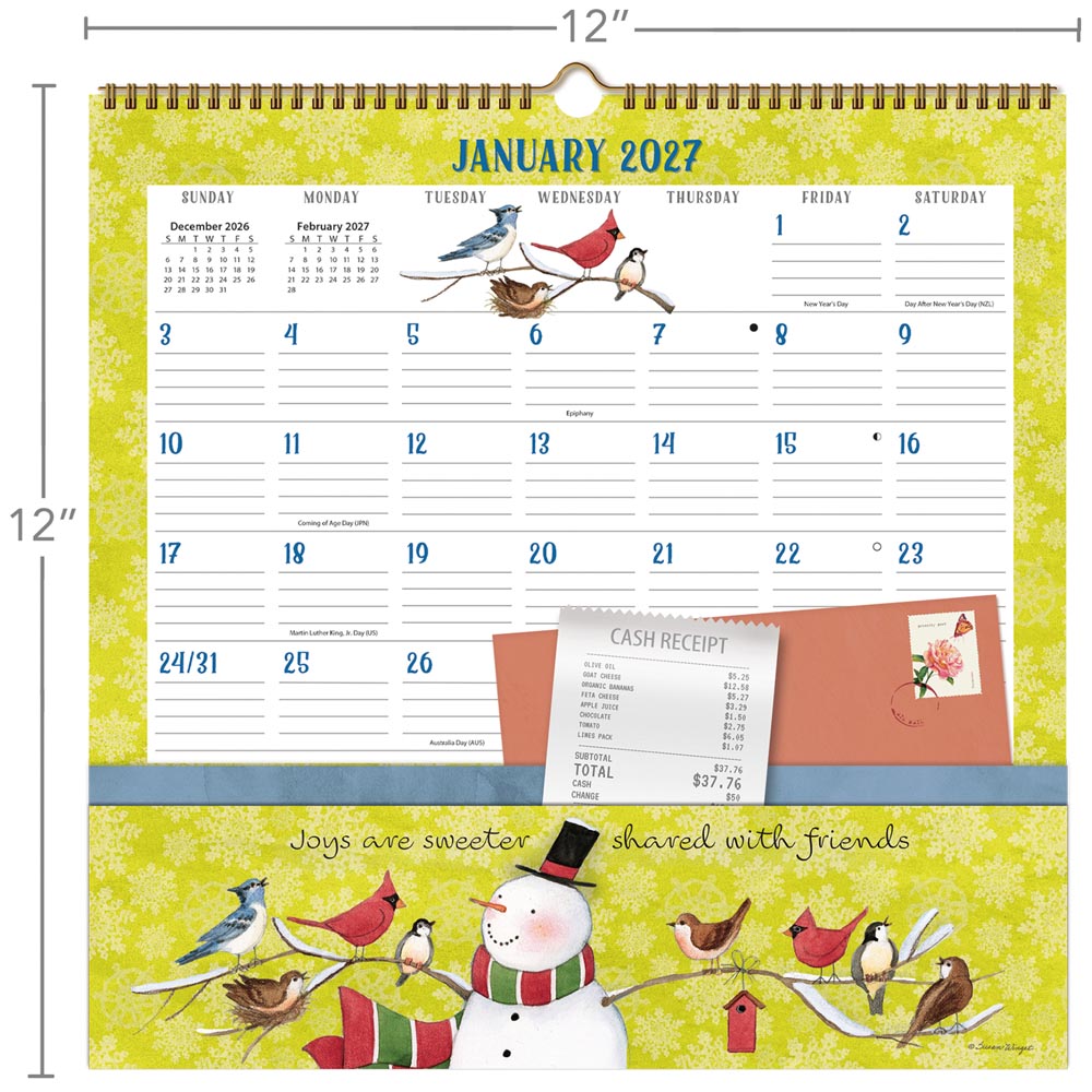 Folk Song 2027 Note Nook 12x12 WSBL
