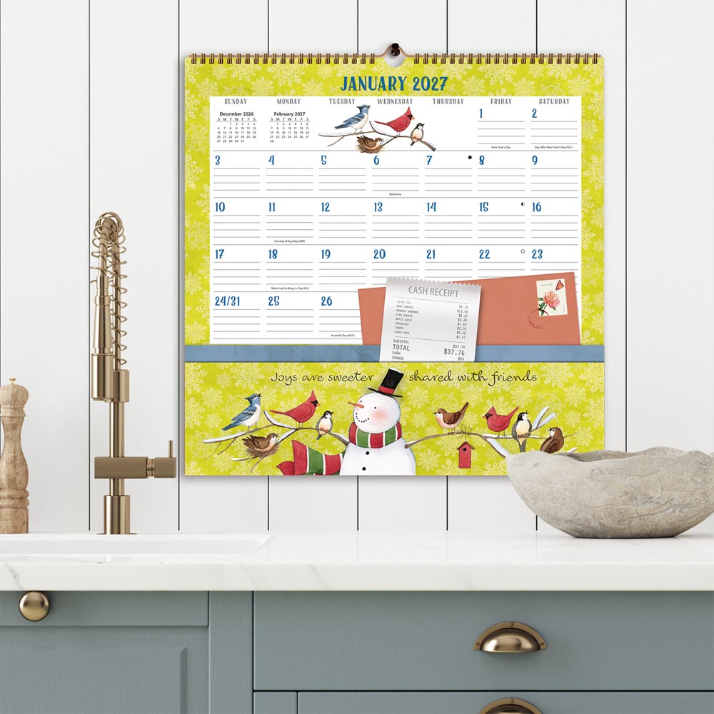 Folk Song 2027 Note Nook 12x12 WSBL