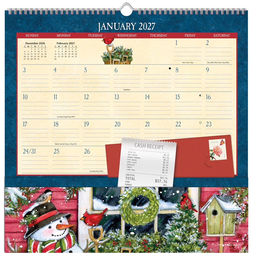 Heart & Home 2027 Note Nook 12x12 WSBL
