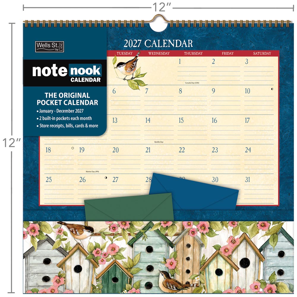 Heart & Home 2027 Note Nook 12x12 WSBL