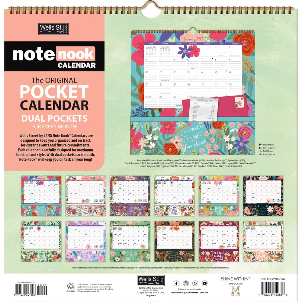 Shine Within 2027 Note Nook Square Wsbl