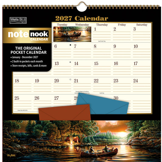 Terry Redlin 2027 Note Nook 12x12 WSBL