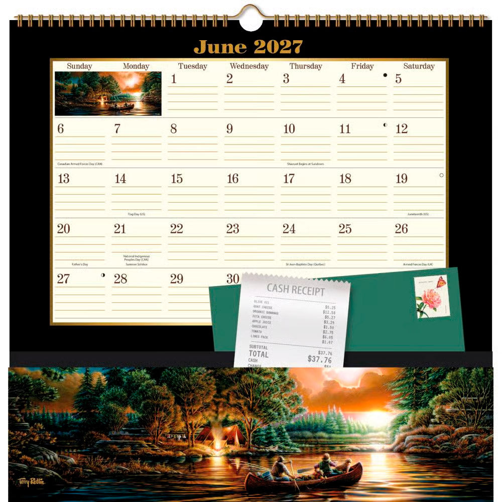 Terry Redlin 2027 Note Nook 12x12 WSBL