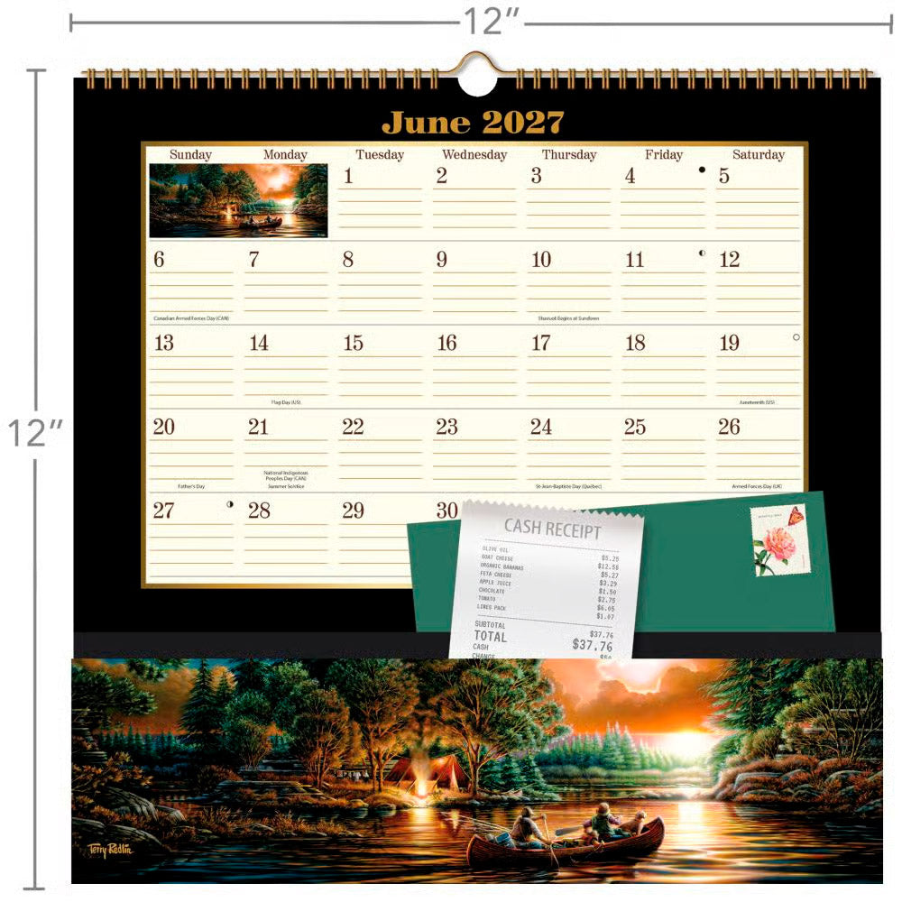 Terry Redlin 2027 Note Nook 12x12 WSBL