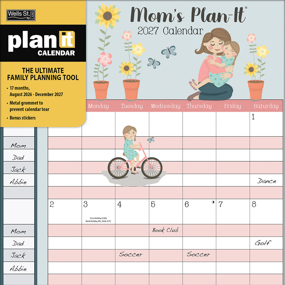 Mom's Plan-It 2027 Square WSBL