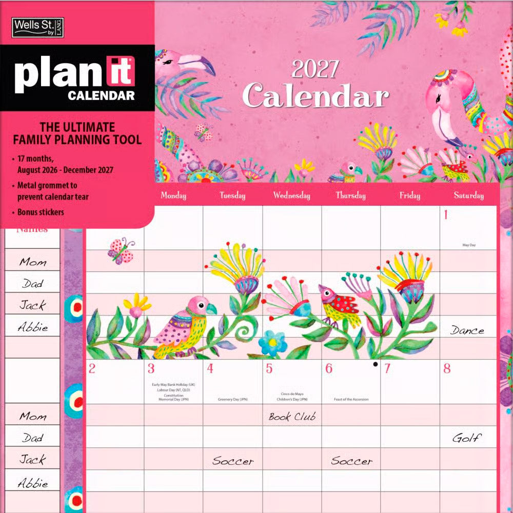 Simply Grateful 2027 Plan It Square Wsbl