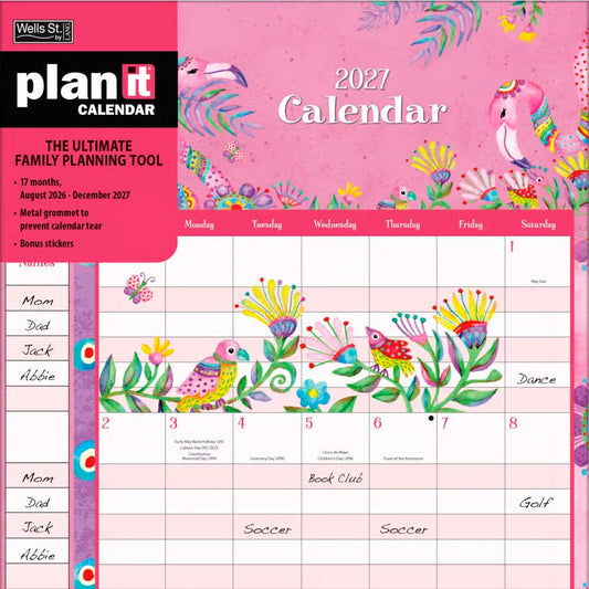 Simply Grateful 2027 Plan It Square Wsbl
