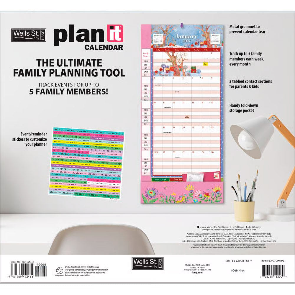 Simply Grateful 2027 Plan It Square Wsbl