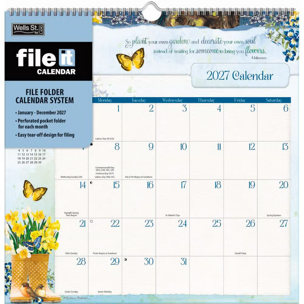 Botanical Garden File-It Square Wsbl