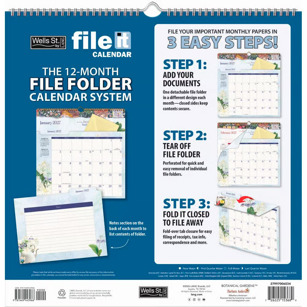 Botanical Garden File-It Square Wsbl