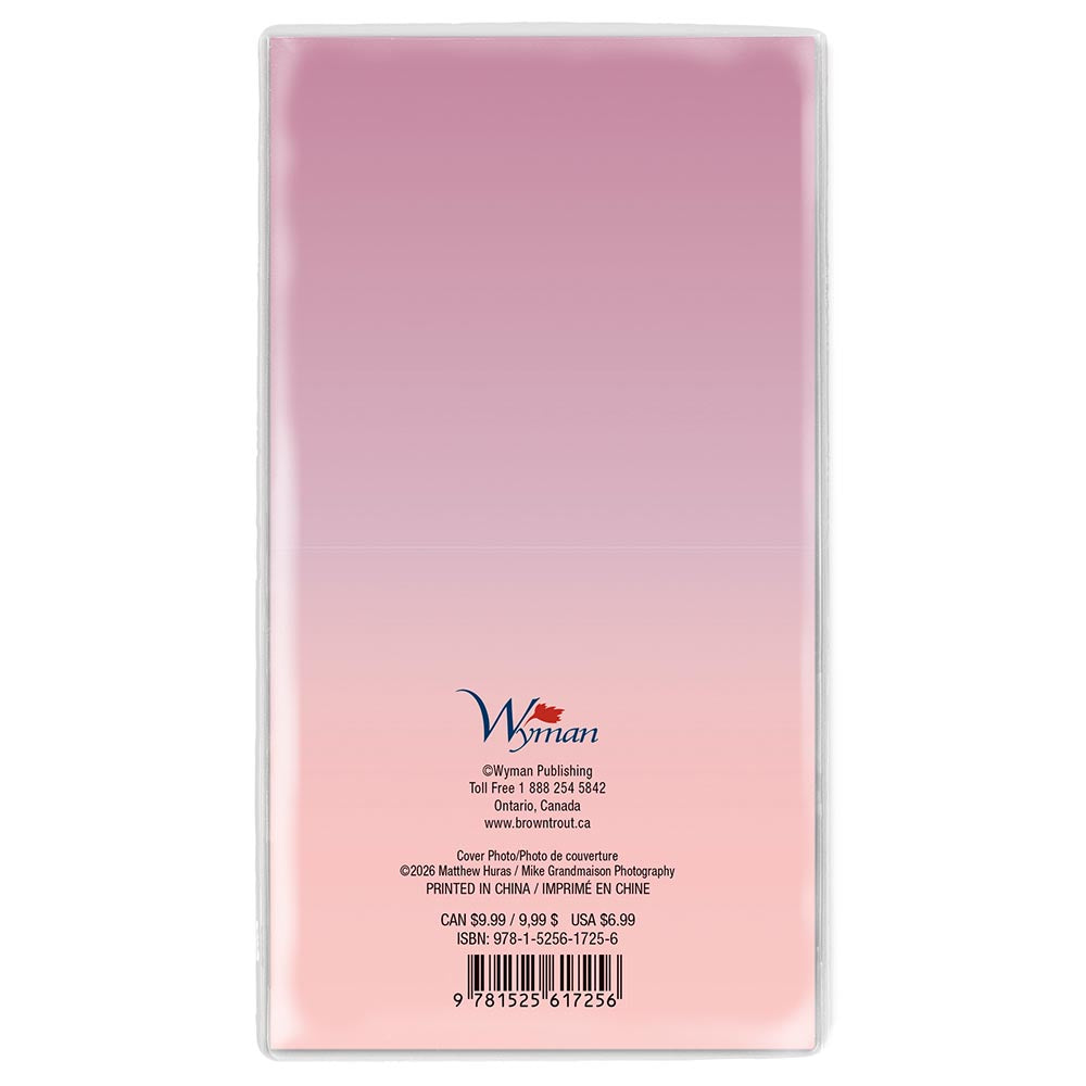 Canada | 2027-2028 3.5 x 6.5 Inch Two Year Monthly Pocket Planner Calendar | English/French Bilingual
