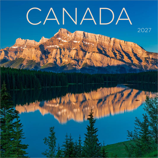 Canada | 2027 12 x 24 Inch (Hanging) Monthly Square Wall Calendar | English/French Bilingual