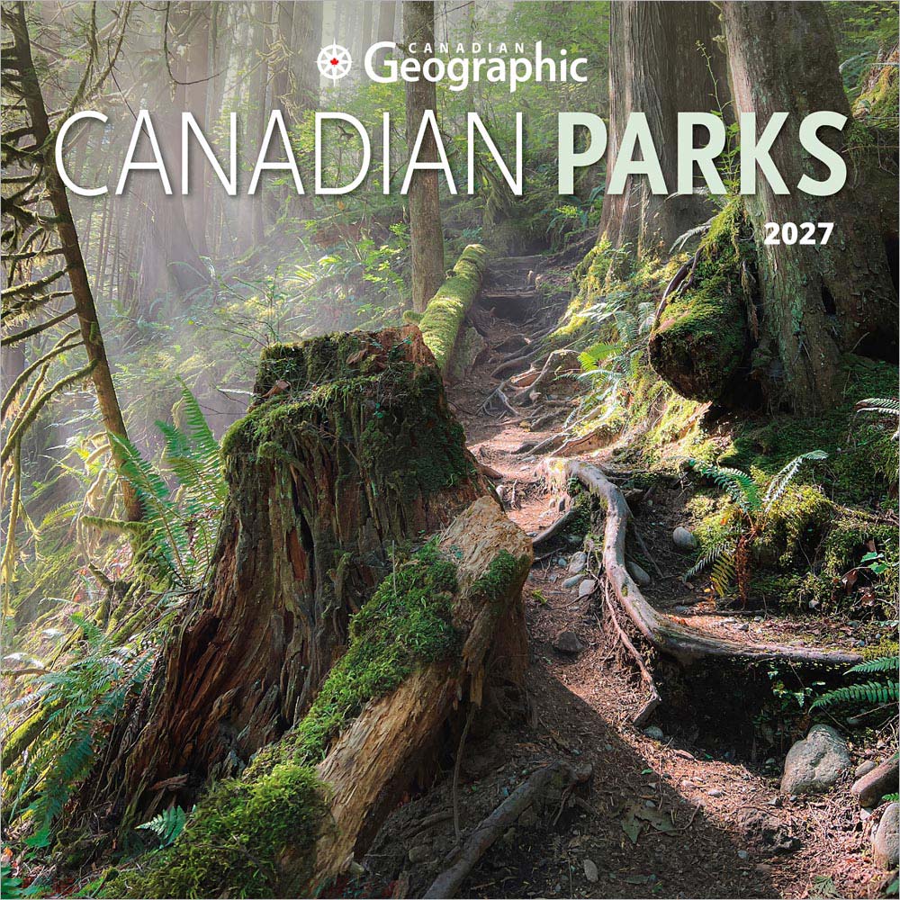 Canadian Geographic Parks OFFICIAL | 2027 7 x 14 Inch (Hanging) Monthly Mini Wall Calendar