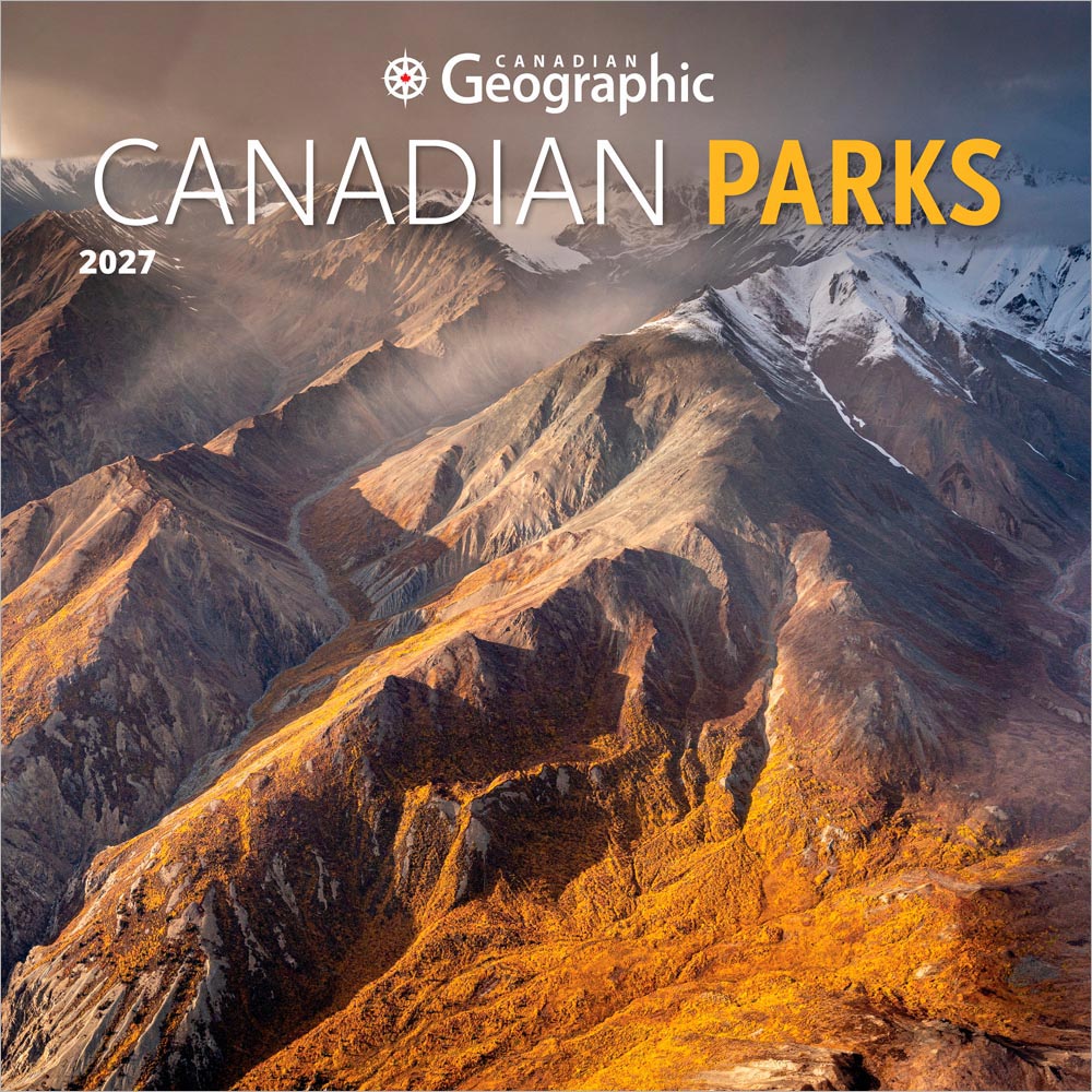Canadian Geographic Parks OFFICIAL | 2027 12 x 24 Inch (Hanging) Monthly Square Wall Calendar