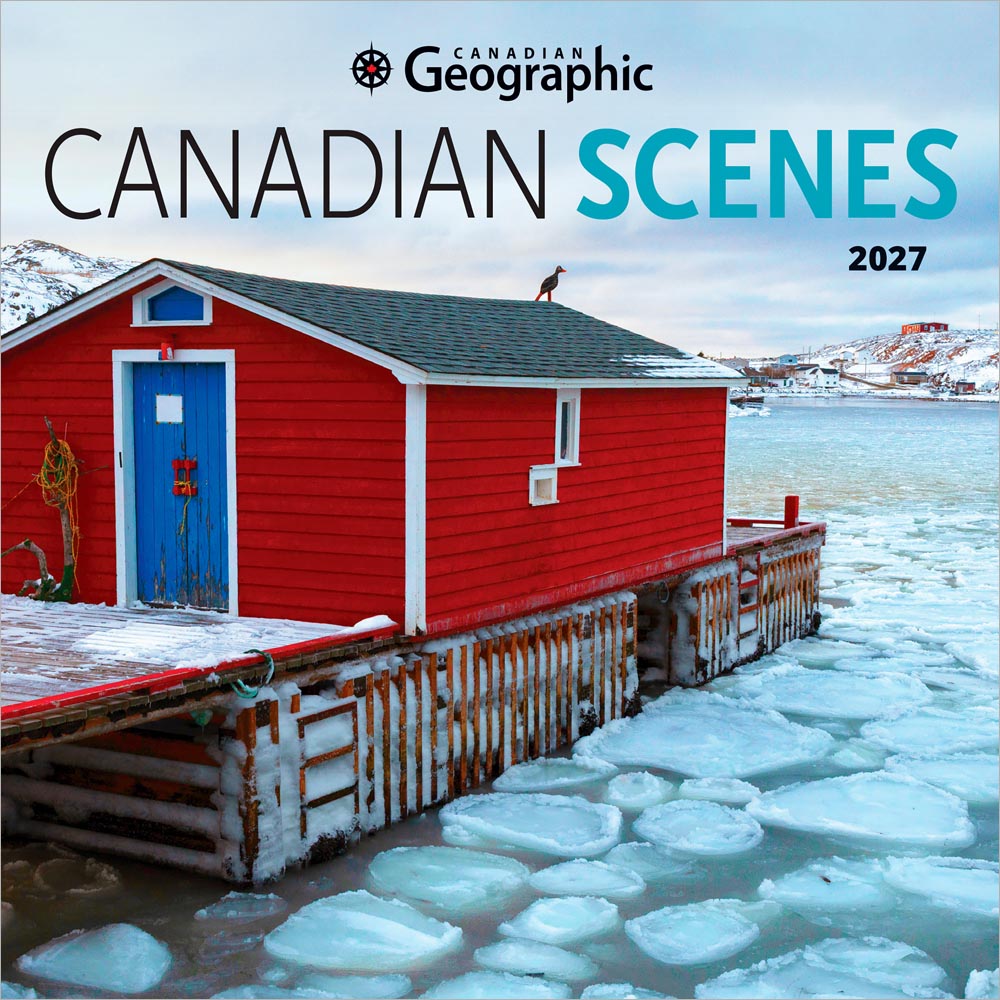 Canadian Geographic Scenes OFFICIAL | 2027 7 x 14 Inch (Hanging) Monthly Mini Wall Calendar