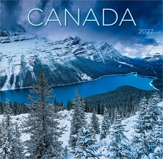 Canada | 2027 8.5 x 8.5 Inch Monthly Medium Wall Calendar | Gift Envelope | English/French Bilingual