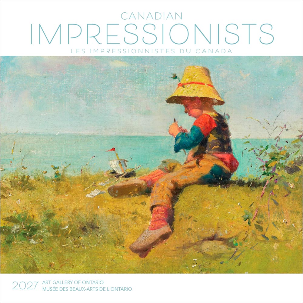 Canadian Impressionists AGO OFFICIAL | 2027 7 x 14 Inch (Hanging) Monthly Mini Wall Calendar | English/French Bilingual