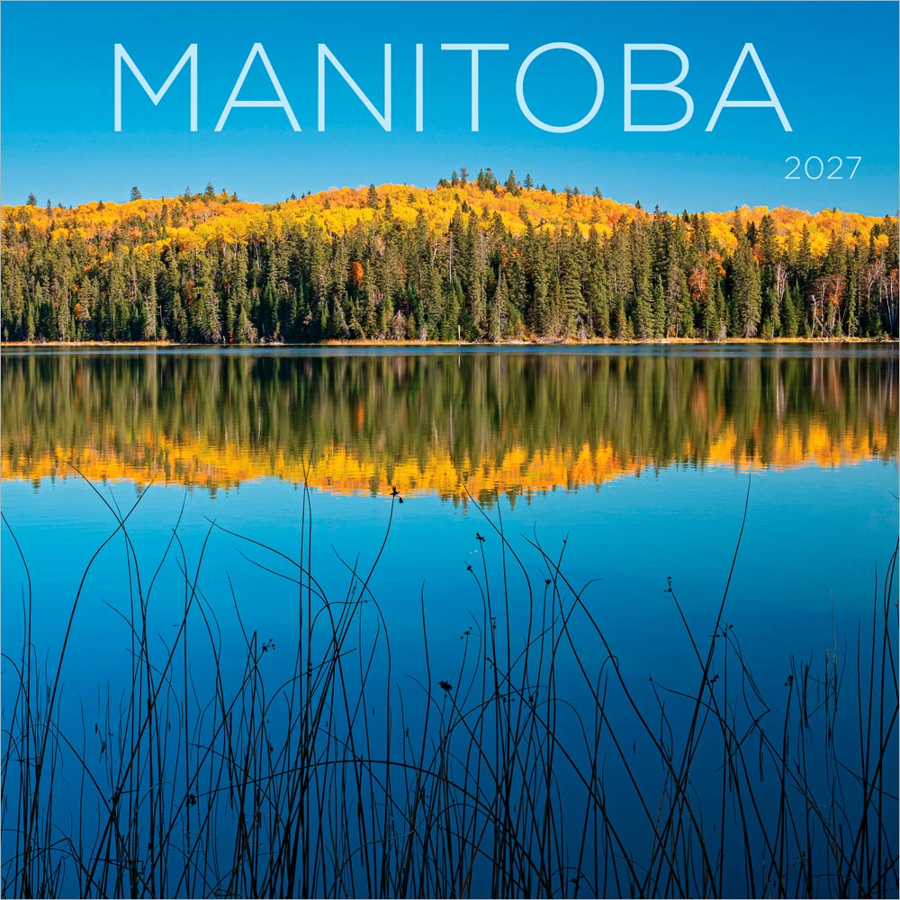 Manitoba | 2027 12 x 24 Inch (Hanging) Monthly Square Wall Calendar