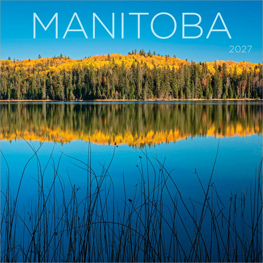 Manitoba | 2027 12 x 24 Inch (Hanging) Monthly Square Wall Calendar