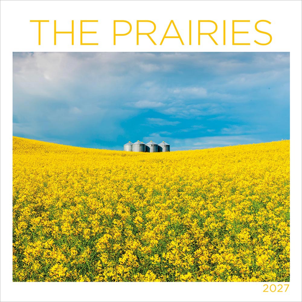 The Prairies  | 2027 12 x 24 Inch (Hanging) Monthly Square Wall Calendar