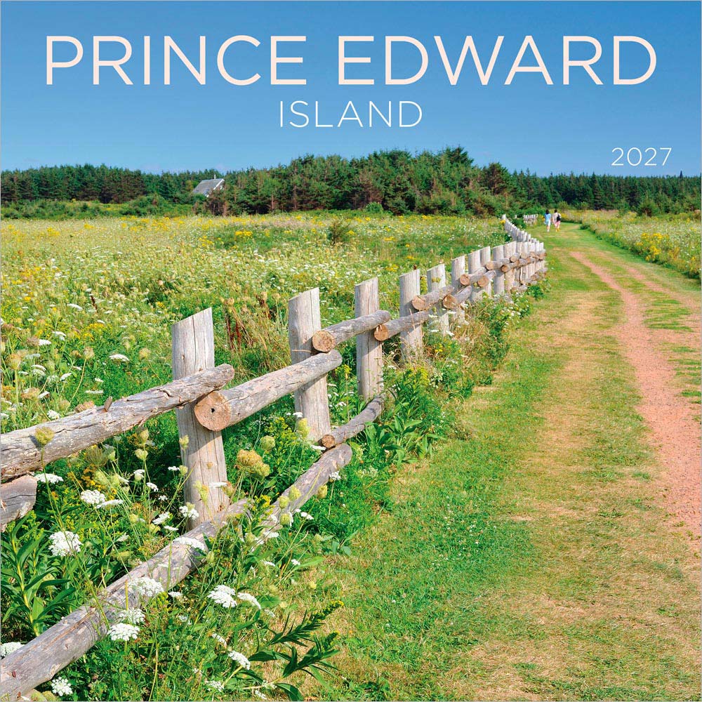 Prince Edward Island | 2027 12 x 24 Inch (Hanging) Monthly Square Wall Calendar