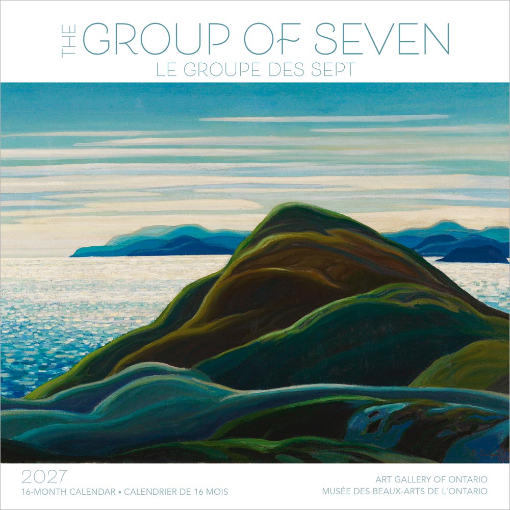 The Group of Seven AGO OFFICIAL | 2027 8.5 x 8.5 Inch Monthly Medium Wall Calendar | Gift Envelope | English/French Bilingual