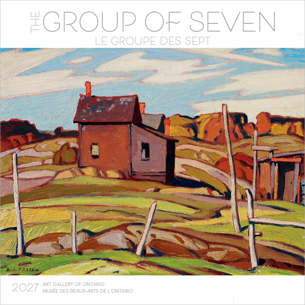 The Group of Seven AGO OFFICIAL | 2027 7 x 14 Inch (Hanging) Monthly Mini Wall Calendar | English/French Bilingual