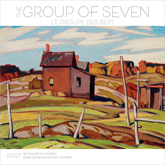 The Group of Seven AGO OFFICIAL | 2027 7 x 14 Inch (Hanging) Monthly Mini Wall Calendar | English/French Bilingual