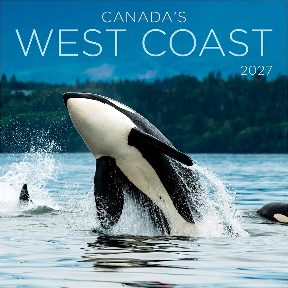 Canada's West Coast | 2027 7 x 14 Inch (Hanging) Monthly Mini Wall Calendar