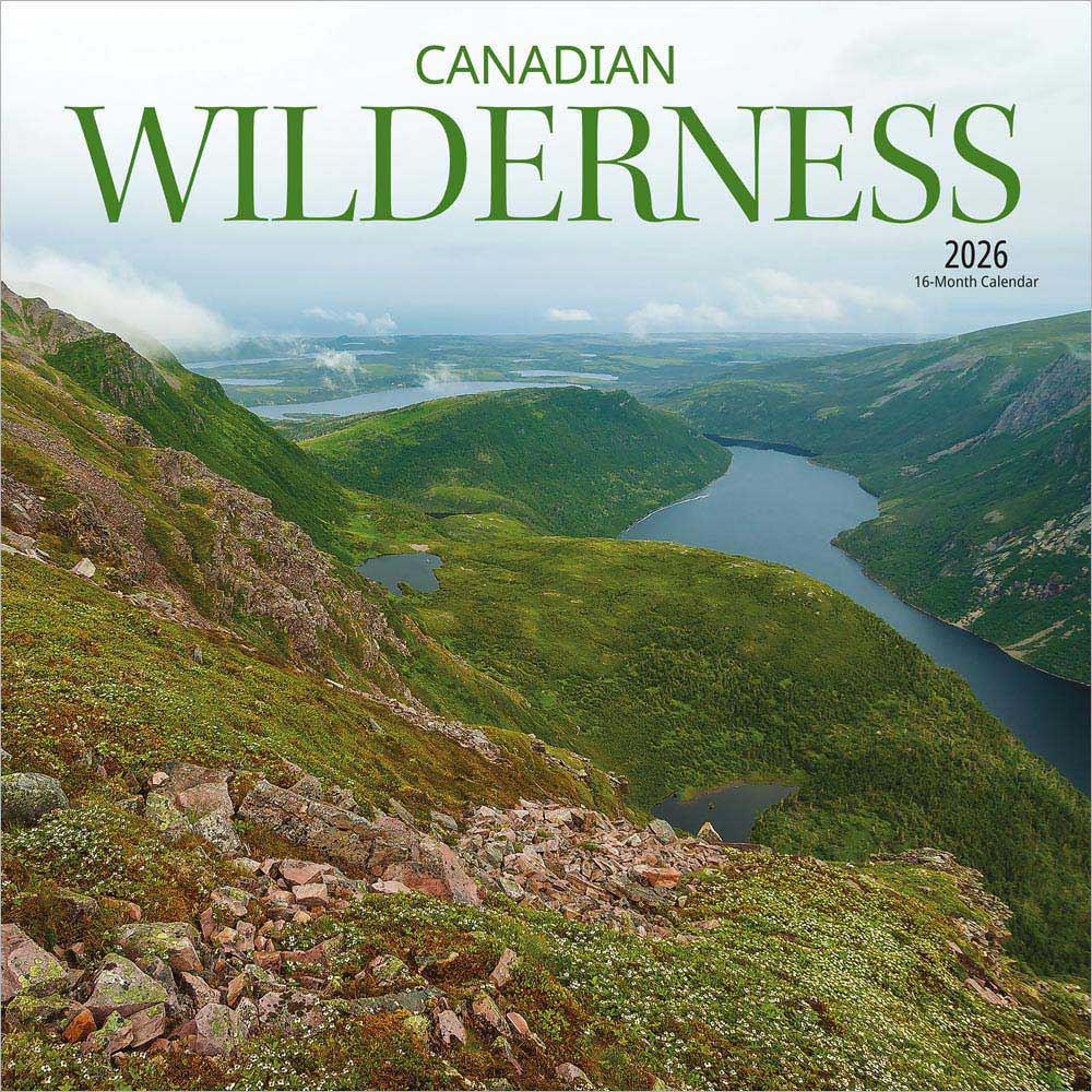 Canadian Wilderness | 2026 12 x 24 Inch (Hanging) Monthly Square Wall Calendar
