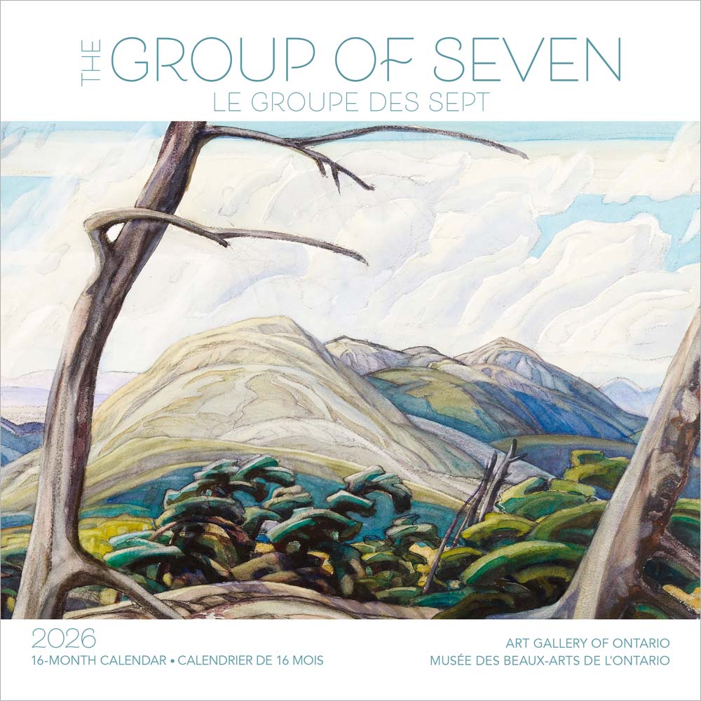 The Group of Seven AGO OFFICIAL | 2026 8.5 x 8.5 Inch Monthly Medium Wall Calendar | Envelope | English/French Bilingual