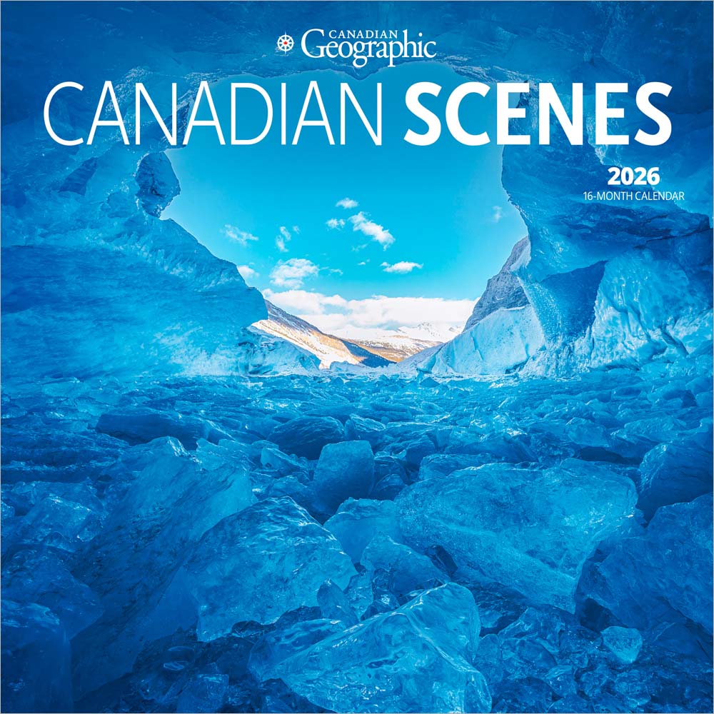 Canadian Geographic Scenes OFFICIAL | 2026 7 x 14 Inch (Hanging) Monthly Mini Wall Calendar