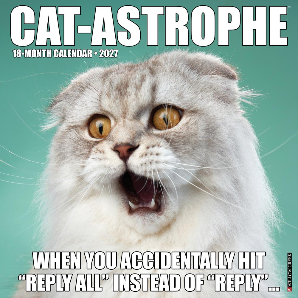 Cat-astrophe 2027 Wall Calendar