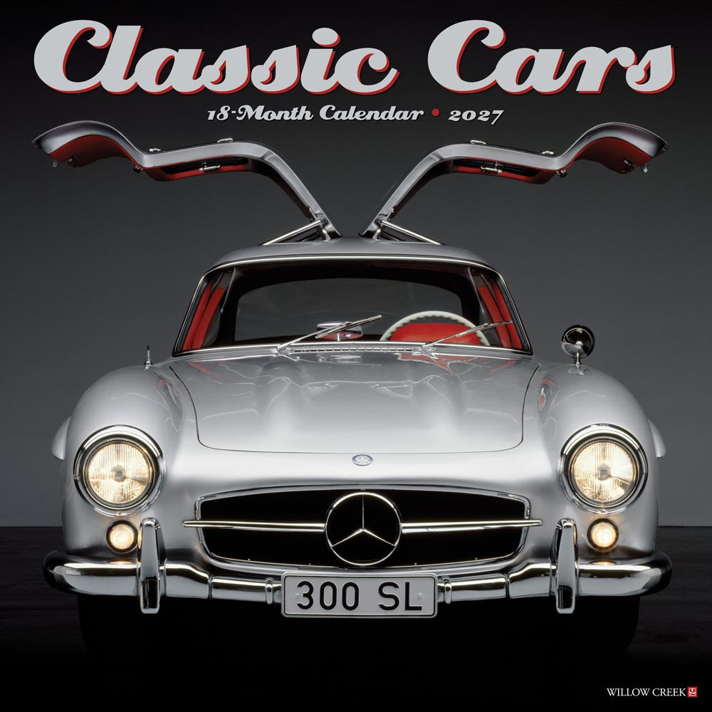 Classic Cars 2027 Wall Calendar