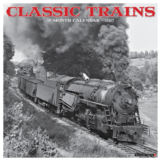 Classic Trains 2027 Wall Calendar